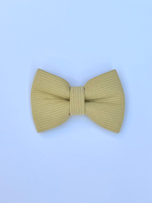 Honeycomb Waffle Knit Bow