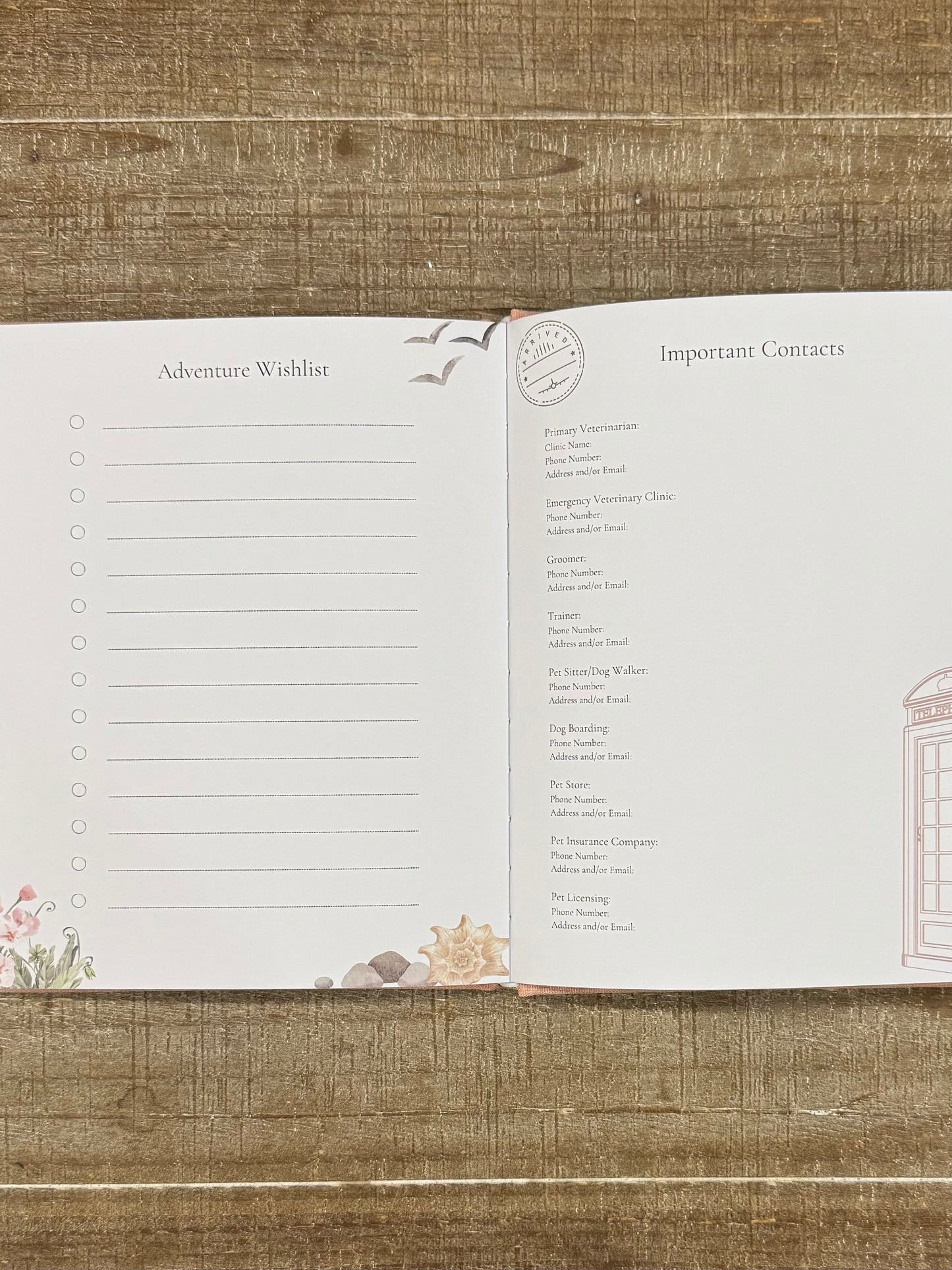 Our Travel Story – A Dog Adventure Journal (Oat)