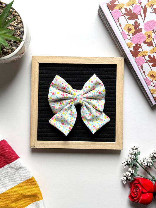 Spring Flower Bow