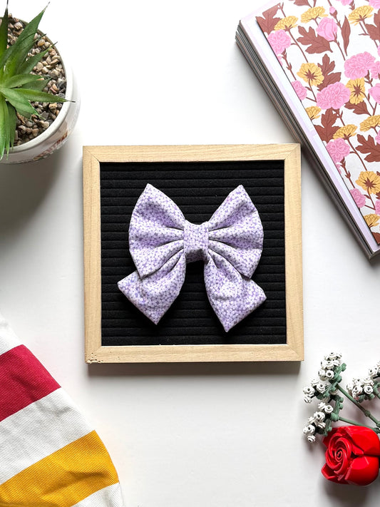 Lavender Spring Bow