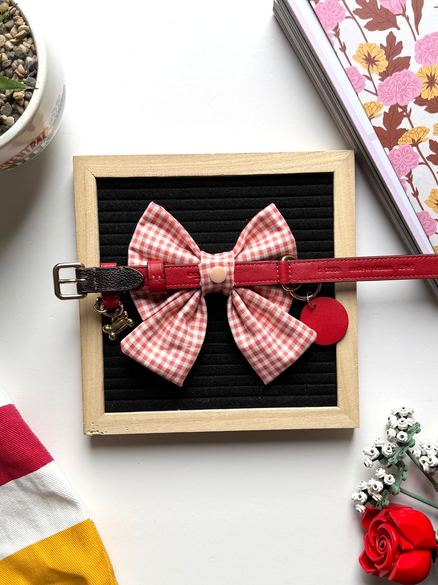 Farmhouse Gingham Bow