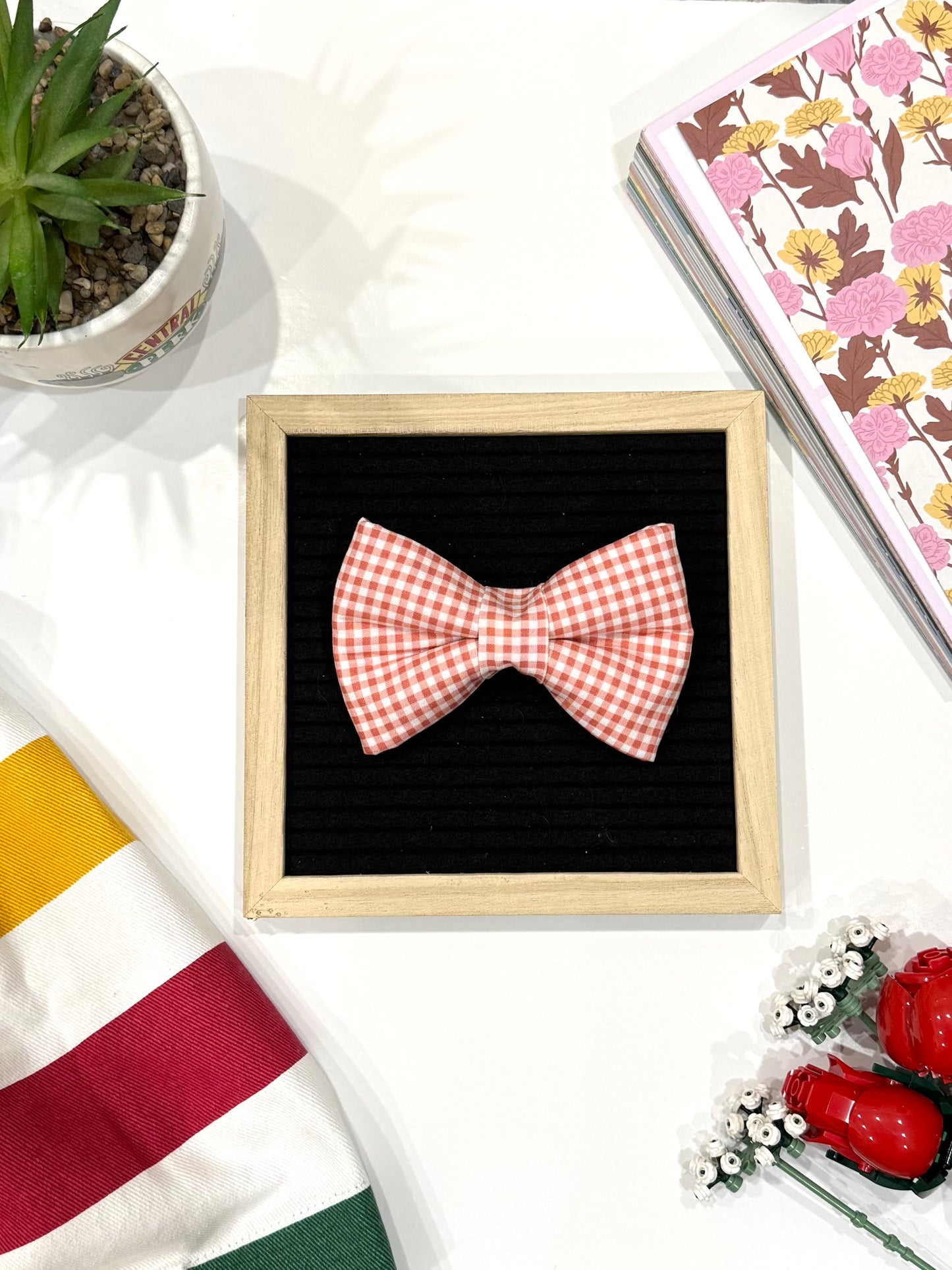 Farmhouse Gingham Bow